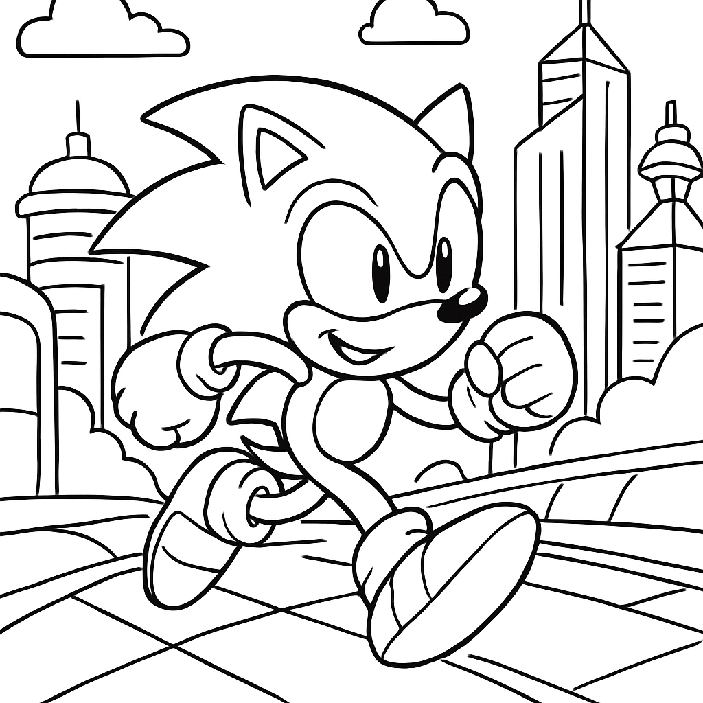 Sonic Coloring Pages coloring pages