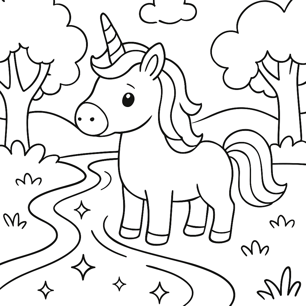 Unicorn Coloring Pages coloring pages